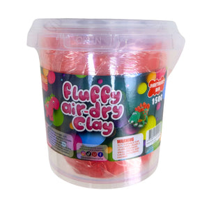 Fluffy Air-Dry Clay Tub 150g/Red