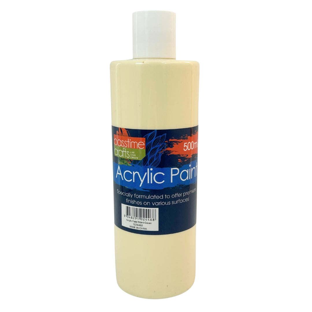 Acrylic Paint 500ml-Cream