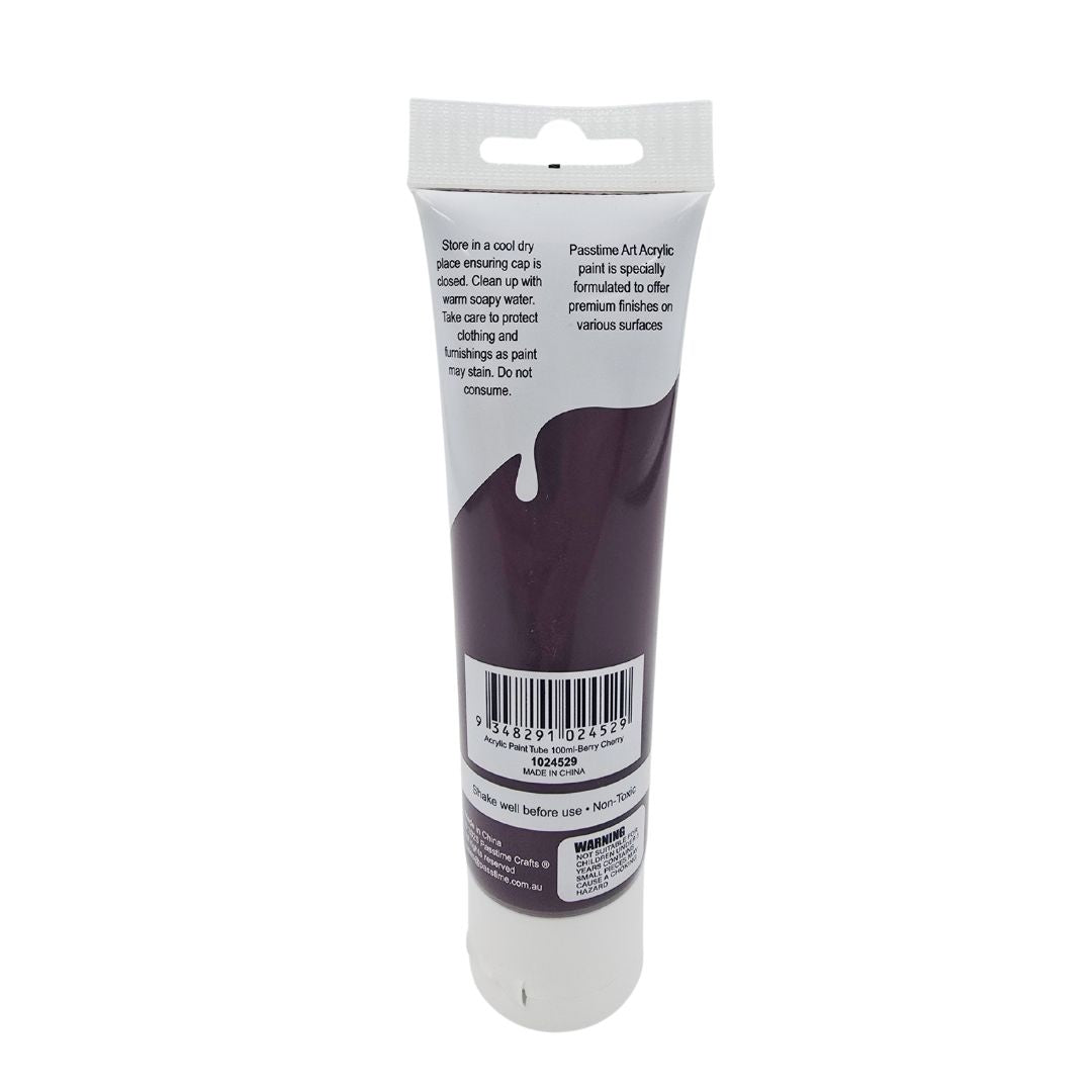 Acrylic Paint 100ml - Berry Cherry
