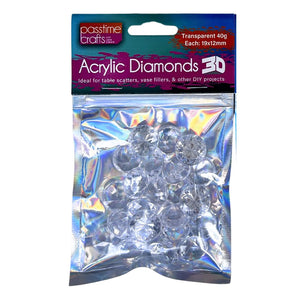 Craft Diamonds Loose Lrg/3D 40g