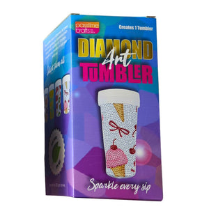 Diamond Art DIY Tumbler 470ml 4-Ast