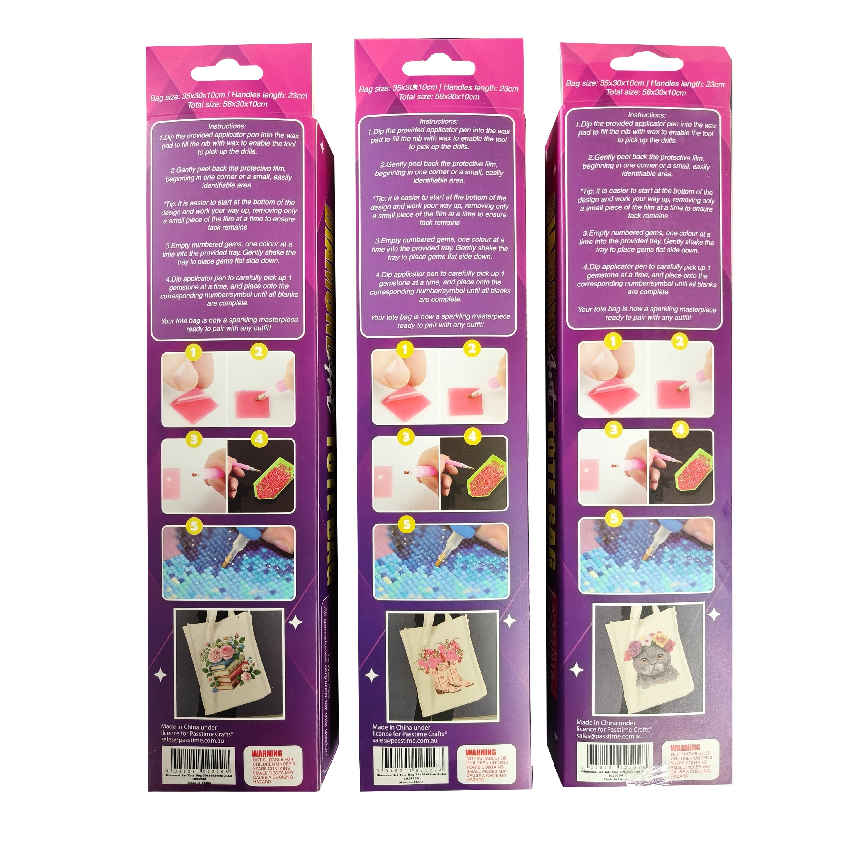 Diamond Art Tote Bag 29x34cm