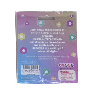 Acrylc Flwr/Cld/Bry S/Adhs 3-Ast Pkt 6