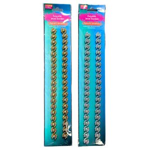 Jewell Borders S/Adhs 30cm 2-Ast