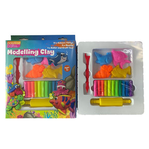 Modelling Clay 124g- 11 Cols W/Tool 4xMolds