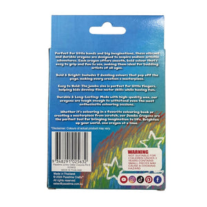 Passtime Jumbo Glitter Crayons Pkt 8