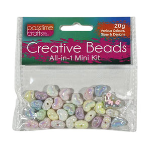 Beads Mini Jewlry Kits-Pastel 10g
