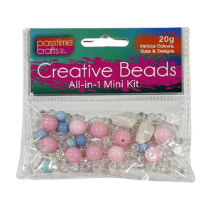 Beads Mini Jewlry Kits-Pastel 10g