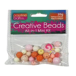 Beads Mini Jewlry Kits-Pastel 10g