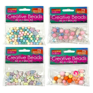 Beads Mini Jewlry Kits-Pastel 10g