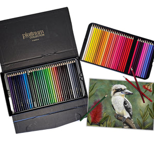 Platinum Art P/Pigment Colour Pencils S/72
