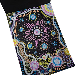 Platinum W/Colour Black A5 Pad 300GSM 20lf