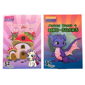 Colouring Book Magical Realms 2-Ast 32 Pgs