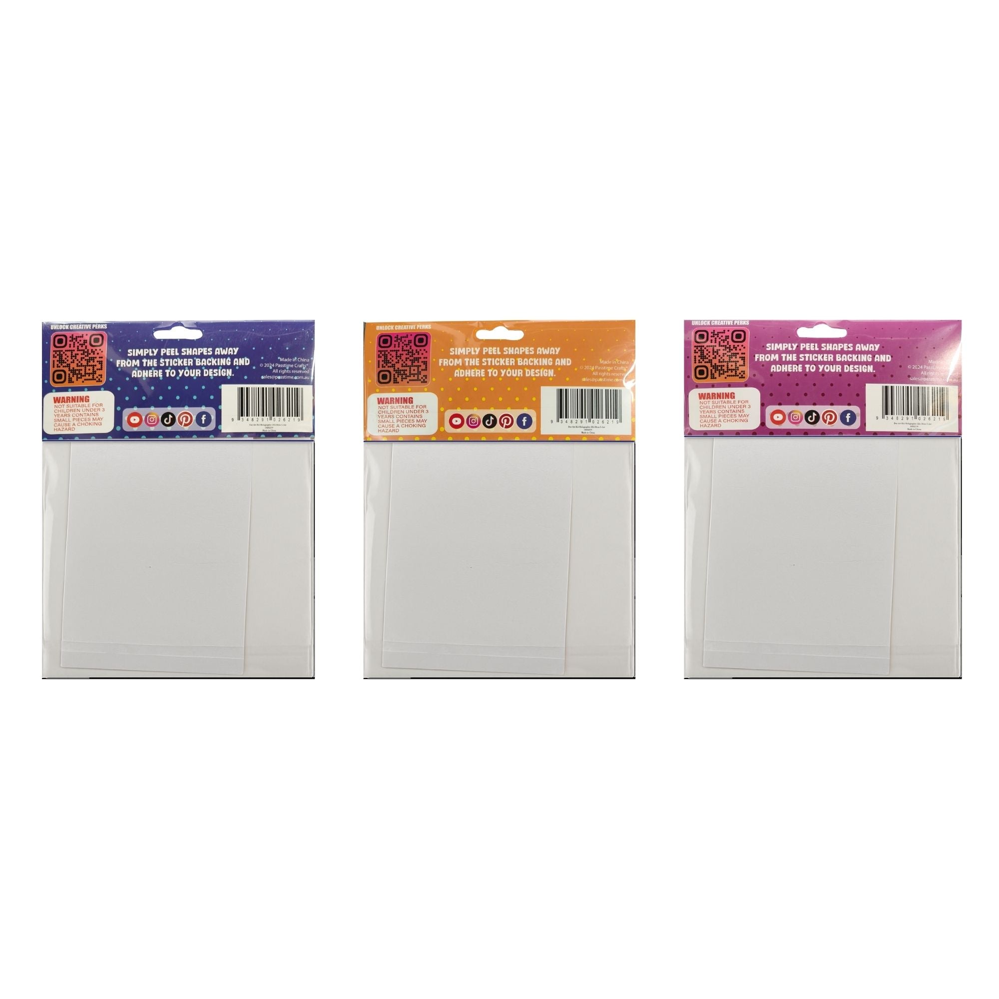 Dot Art Holographic Sticker Kit 22x18cm