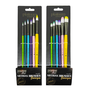 Platinum Taklon Brushes Contoure 2-Ast S/6