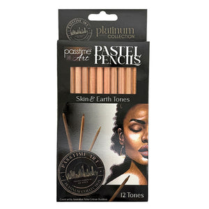 Platinum Pastel Pencils Skintones S/12