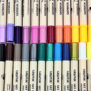 Platinum Dual-Tip Acrylic Pro Markers S/24