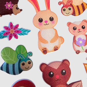 Embellish Puffy/Shimmer S/Adhs 4-Ast