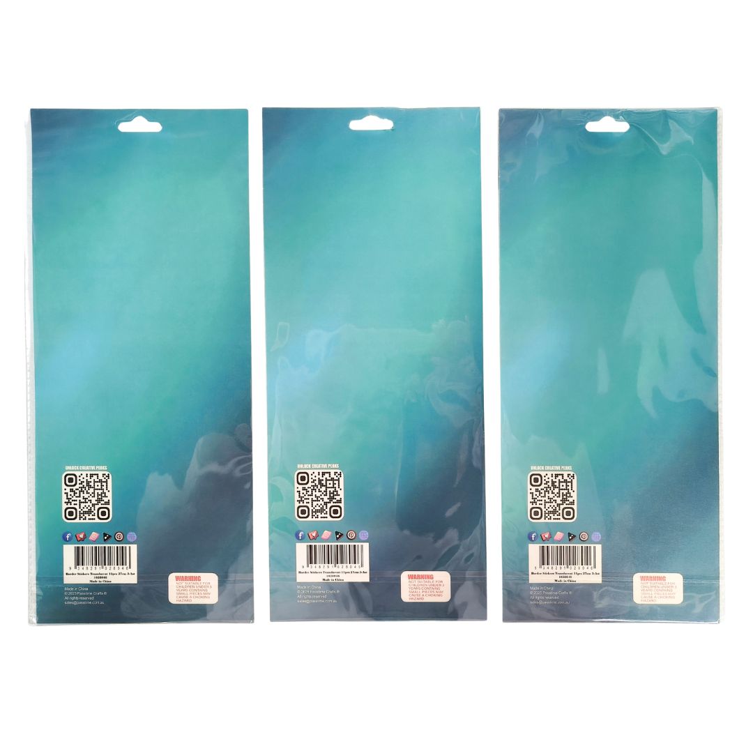 Translucent Border Stickers 27cm