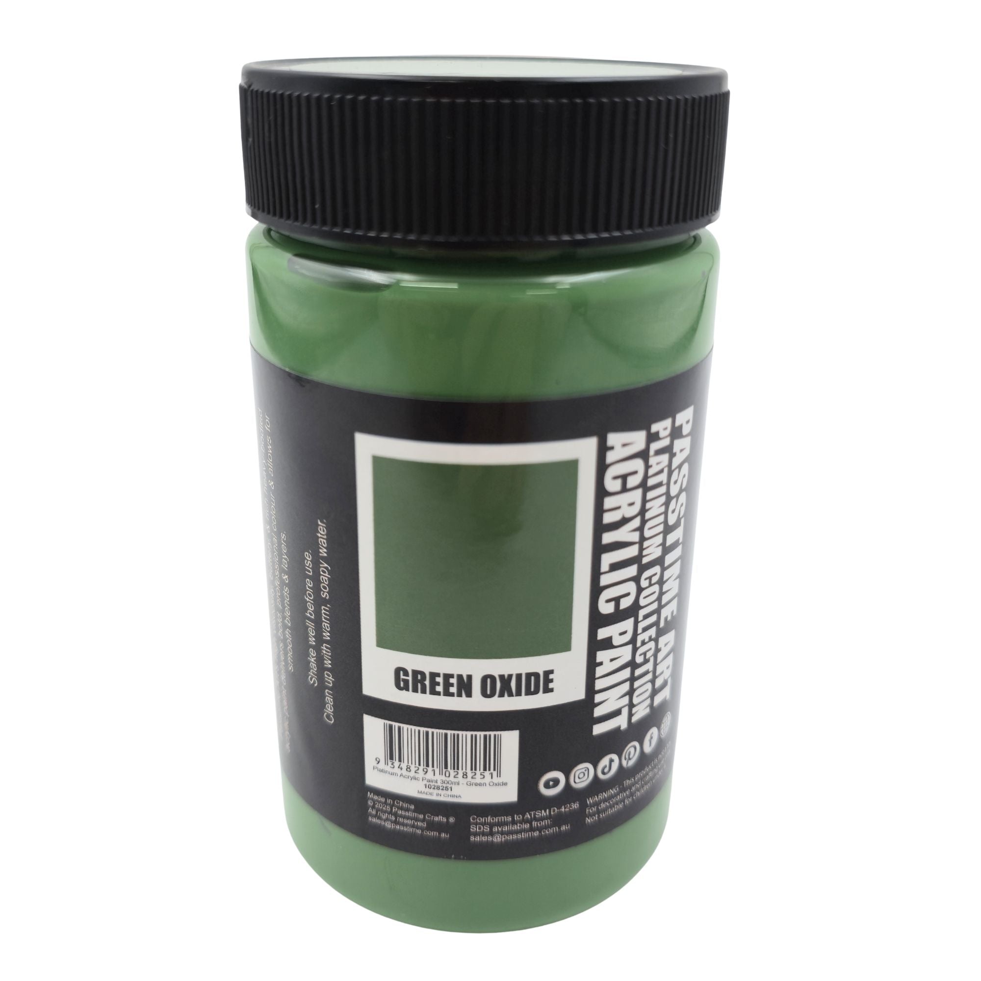 Platinum Acrylic Paint 300ml - Green Oxide