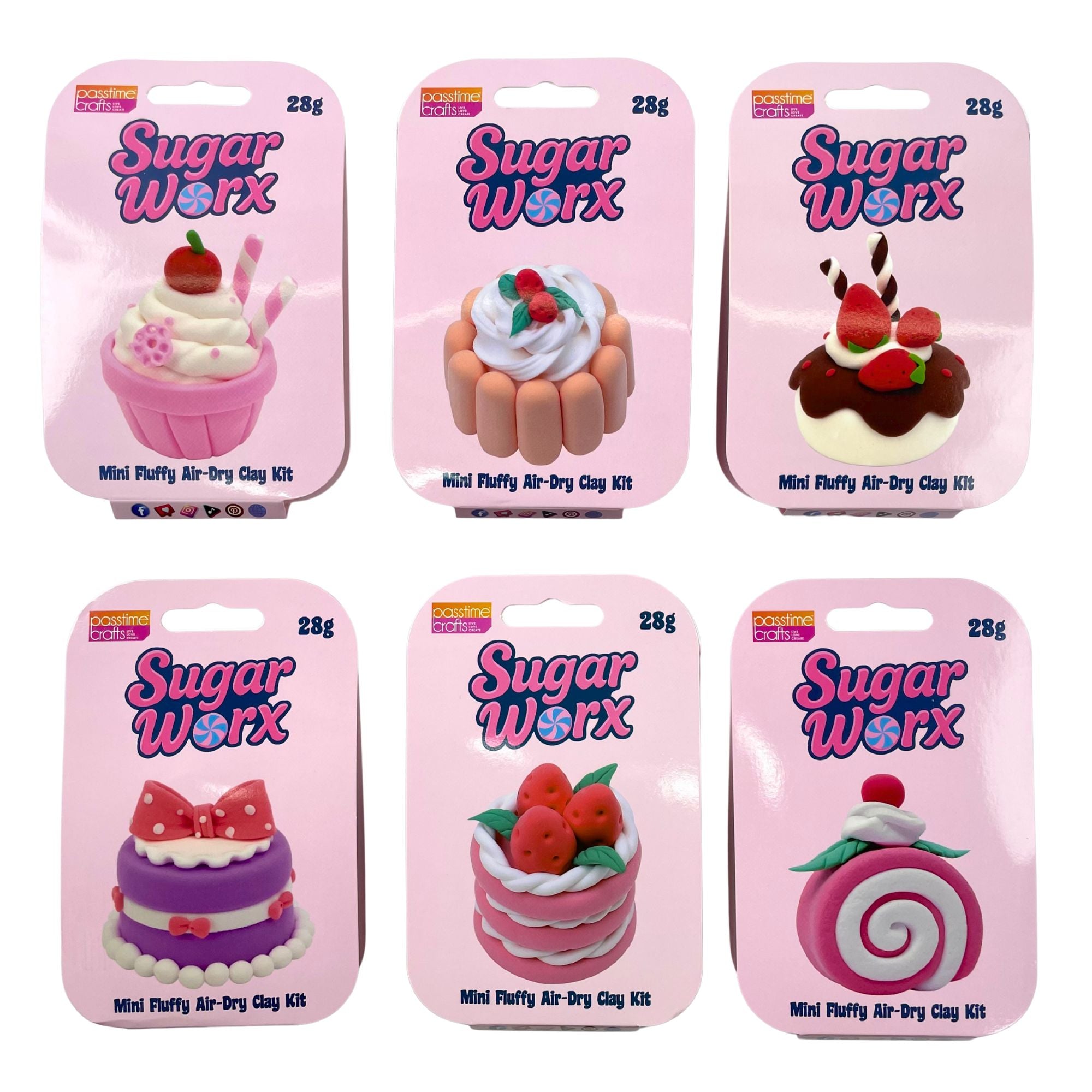 Mini Fluffy Clay Kits - SugarWorx