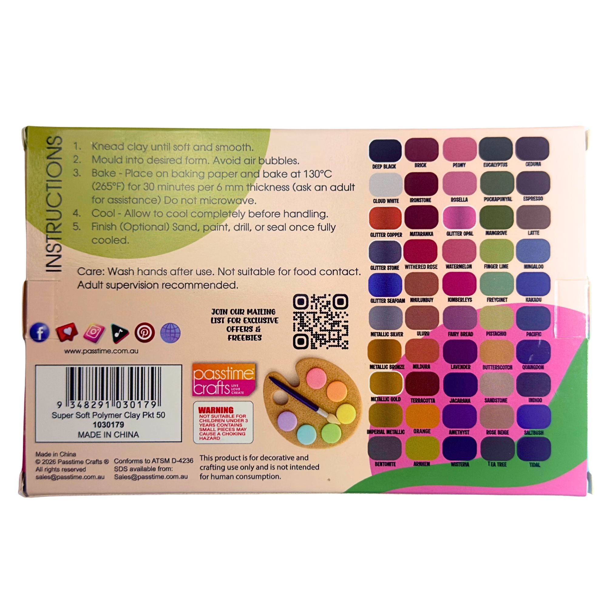 Super-Soft Polymer Clay Mega 50 Pack
