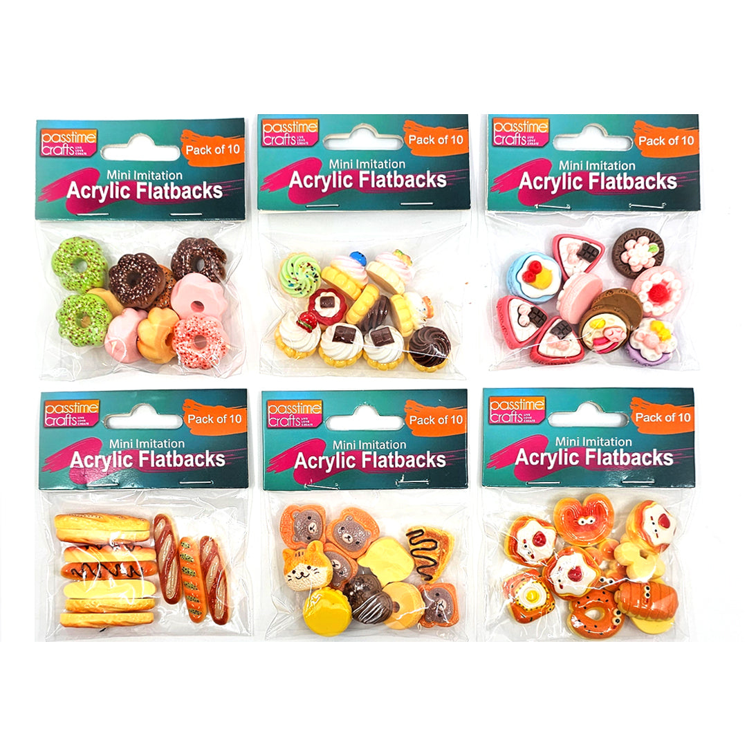 Mini Imitation Charms Pack of 10