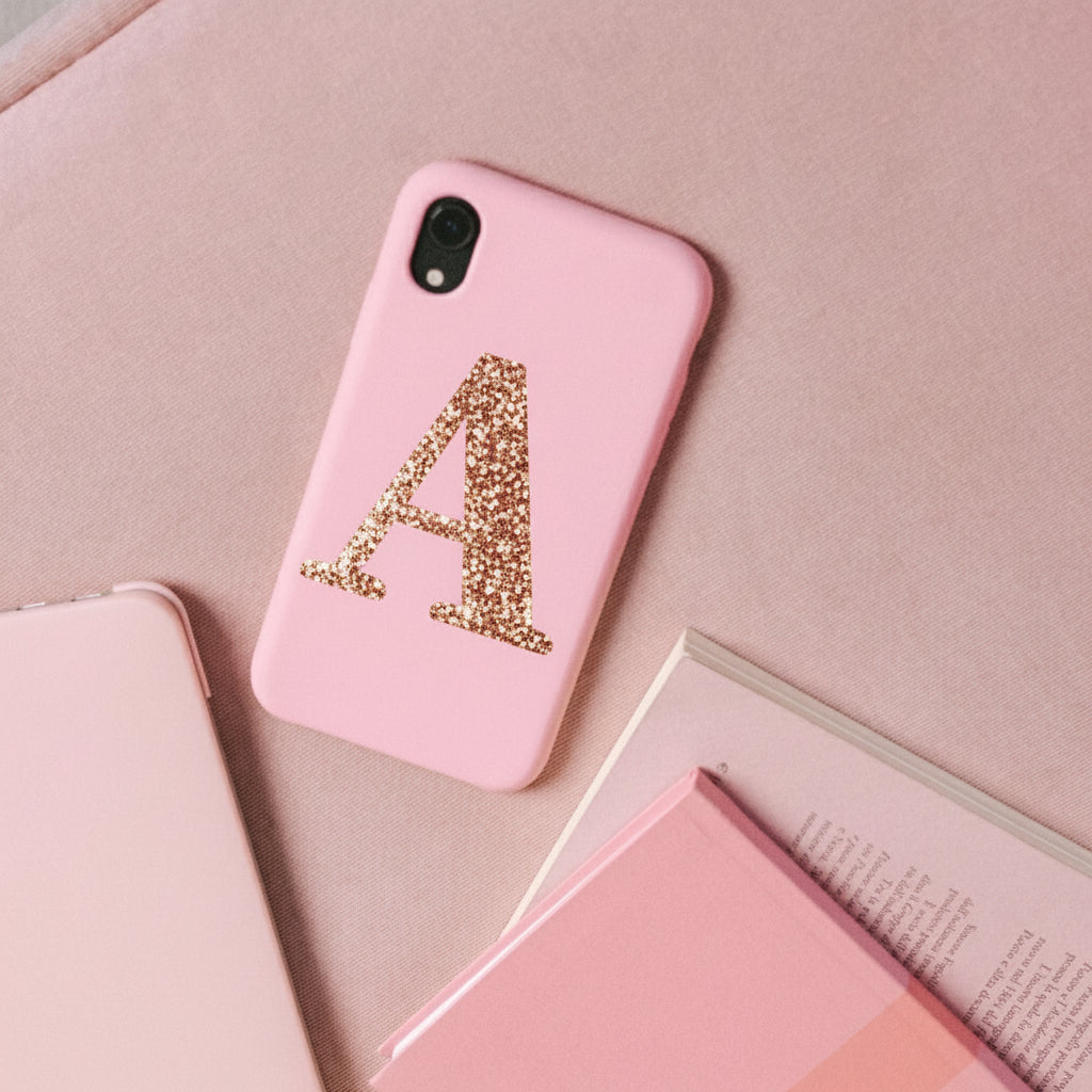 Adhesive Vinyl - Glitter Rose Gold