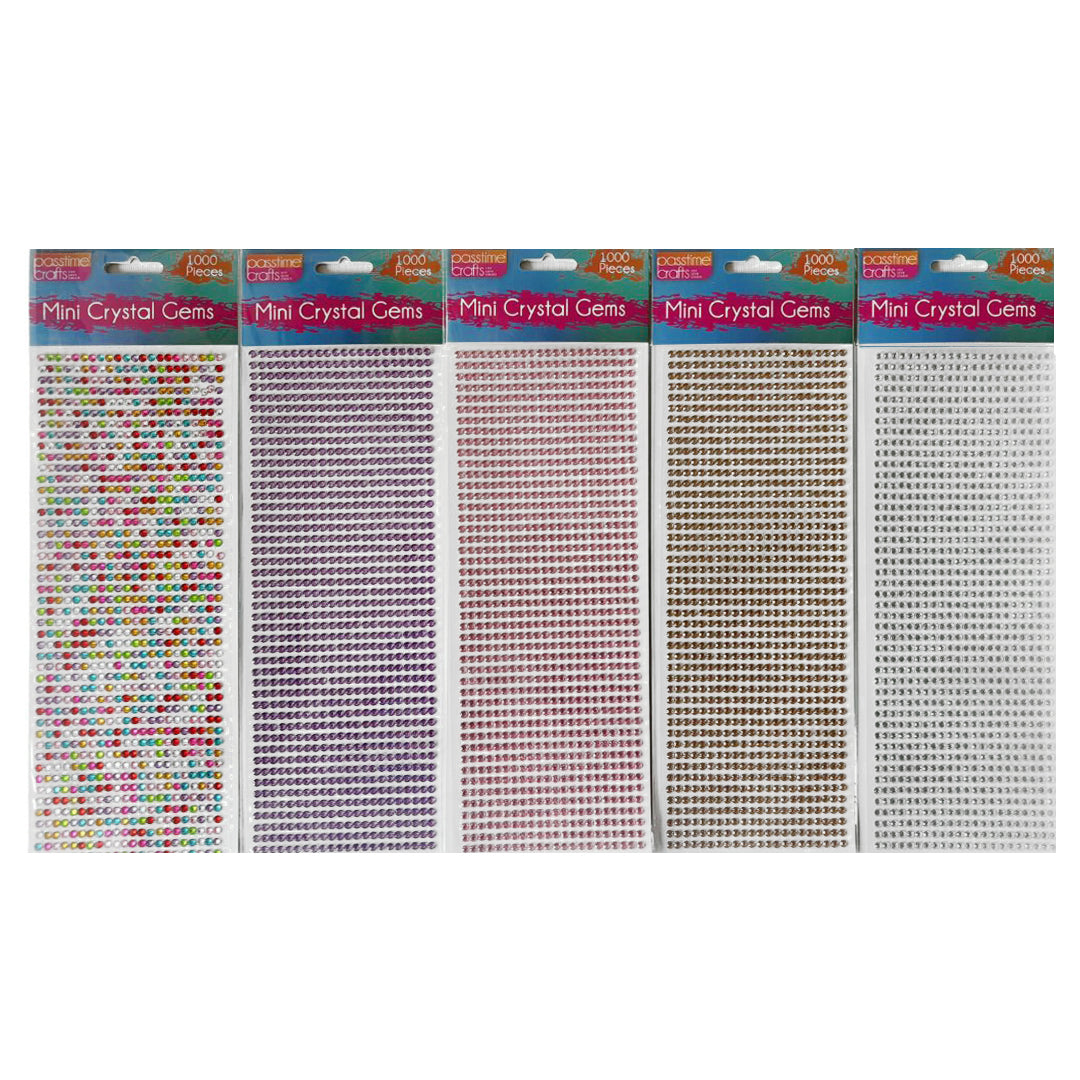 Crystals 1000 Pce Mega Pack 11x32cm