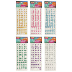 Gem Number/Function Sticker 9x25cm-P