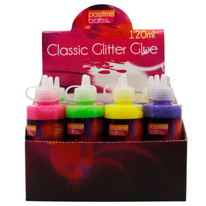 Premium Glitter Glue 120ml Neon