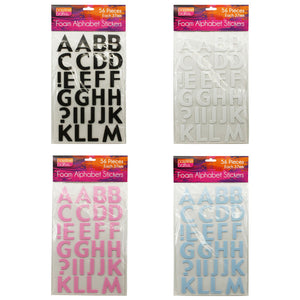 Foam Alpha Sticker 37mm Pkt 56