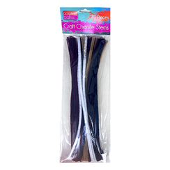 Craft Chenille Stems Earth Tones Pkt 40-R