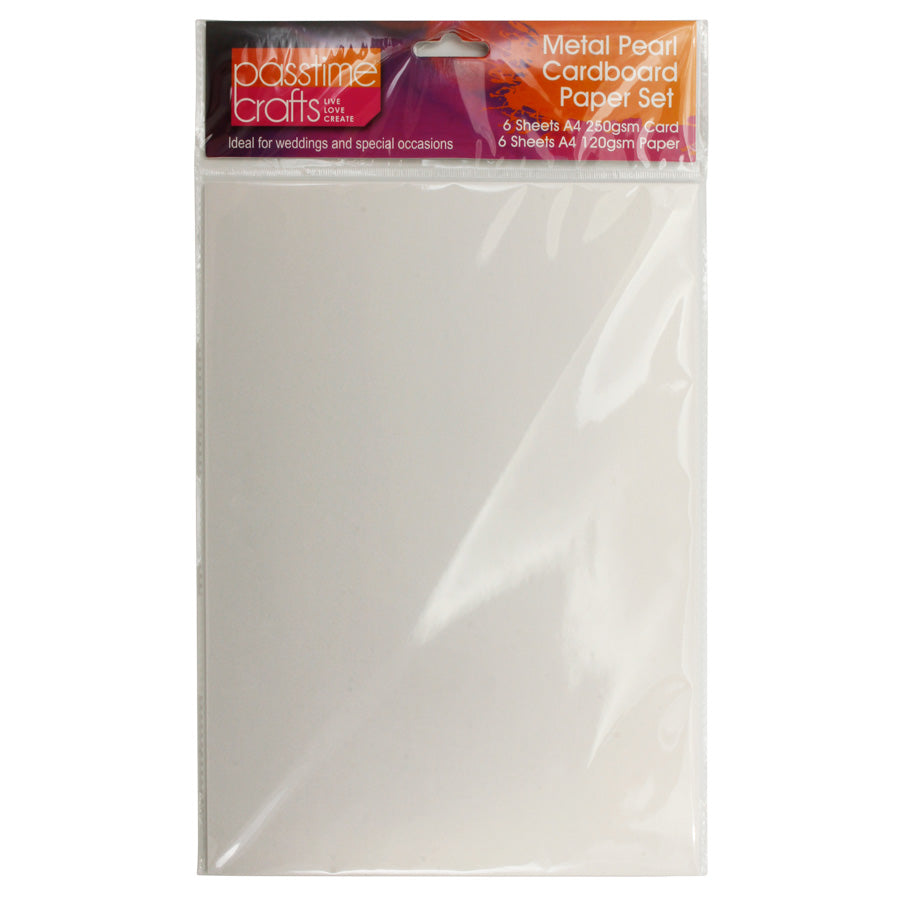 White Pearl Invite 250/120GSM 12pc A4