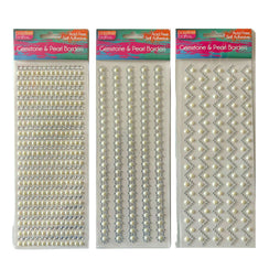 Gemstone/Pearl Borders 26cm