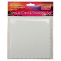 Card Set Scalloped Edge 380gsm Pkt 4
