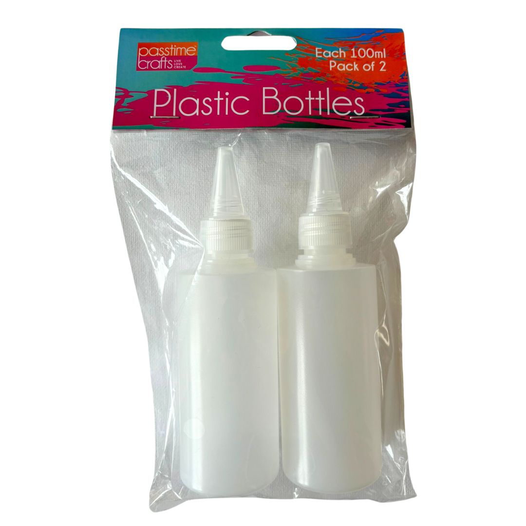Plastic Squeeze 95ml Bottle Pkt 2