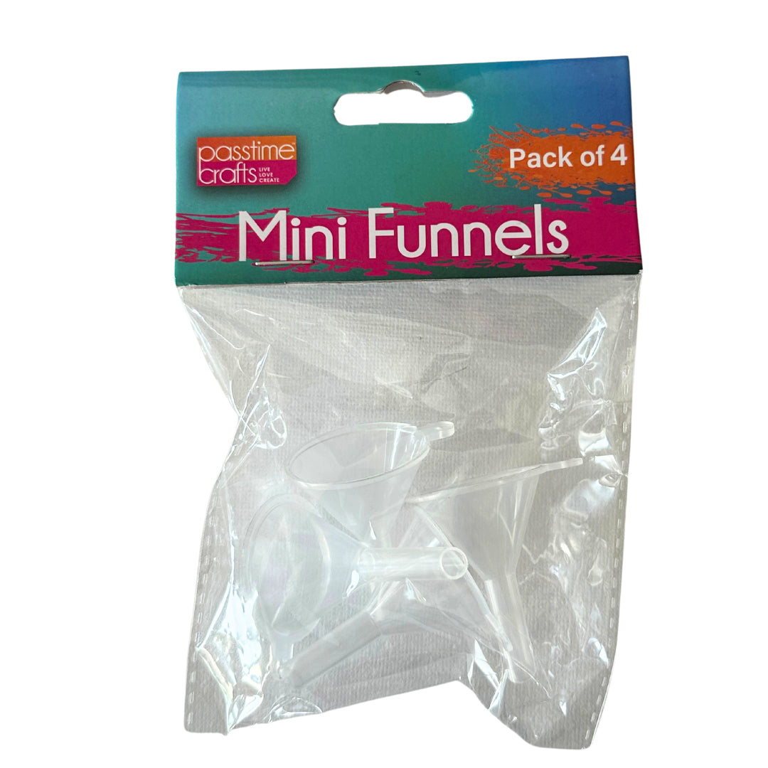 Plastic Mini Funnels Pkt 4