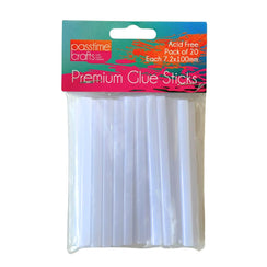 Craft Glue Sticks Pkt 20 7.2x100mm
