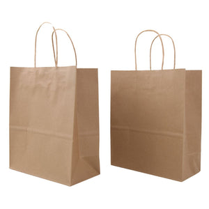 Kraft Paper Bag HD Pkt 2 22x26.5x11.5cm 120G