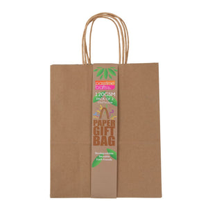 Kraft Paper Bag HD Pkt 2 22x26.5x11.5cm 120G