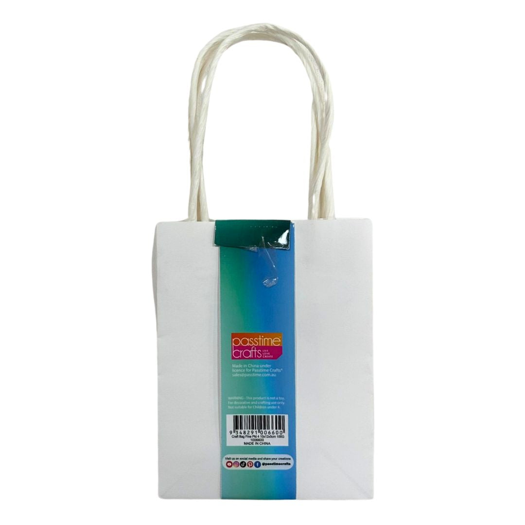 Craft Bag Fine Pkt 4 10x12x5cm 100G-D