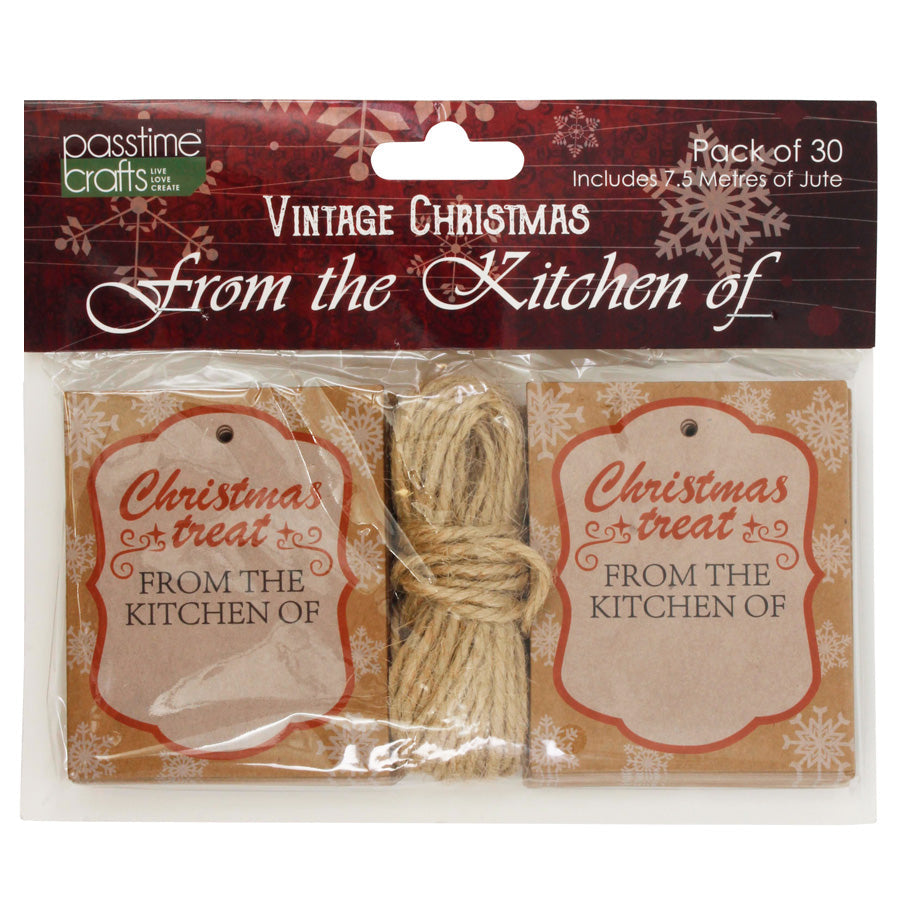 Xmas From the Kitchen Tags Pkt 30