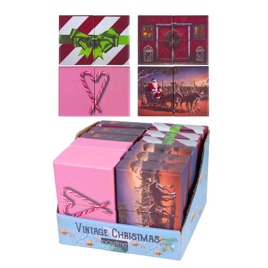 Xmas Printed Mini Double Box
