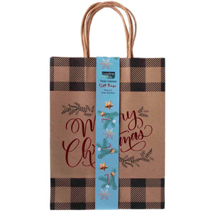 Xmas Gift Bags Pkt 3 - 20x26cm