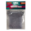 Organza Bags 7.6x10cm Pack of 7 - Silver