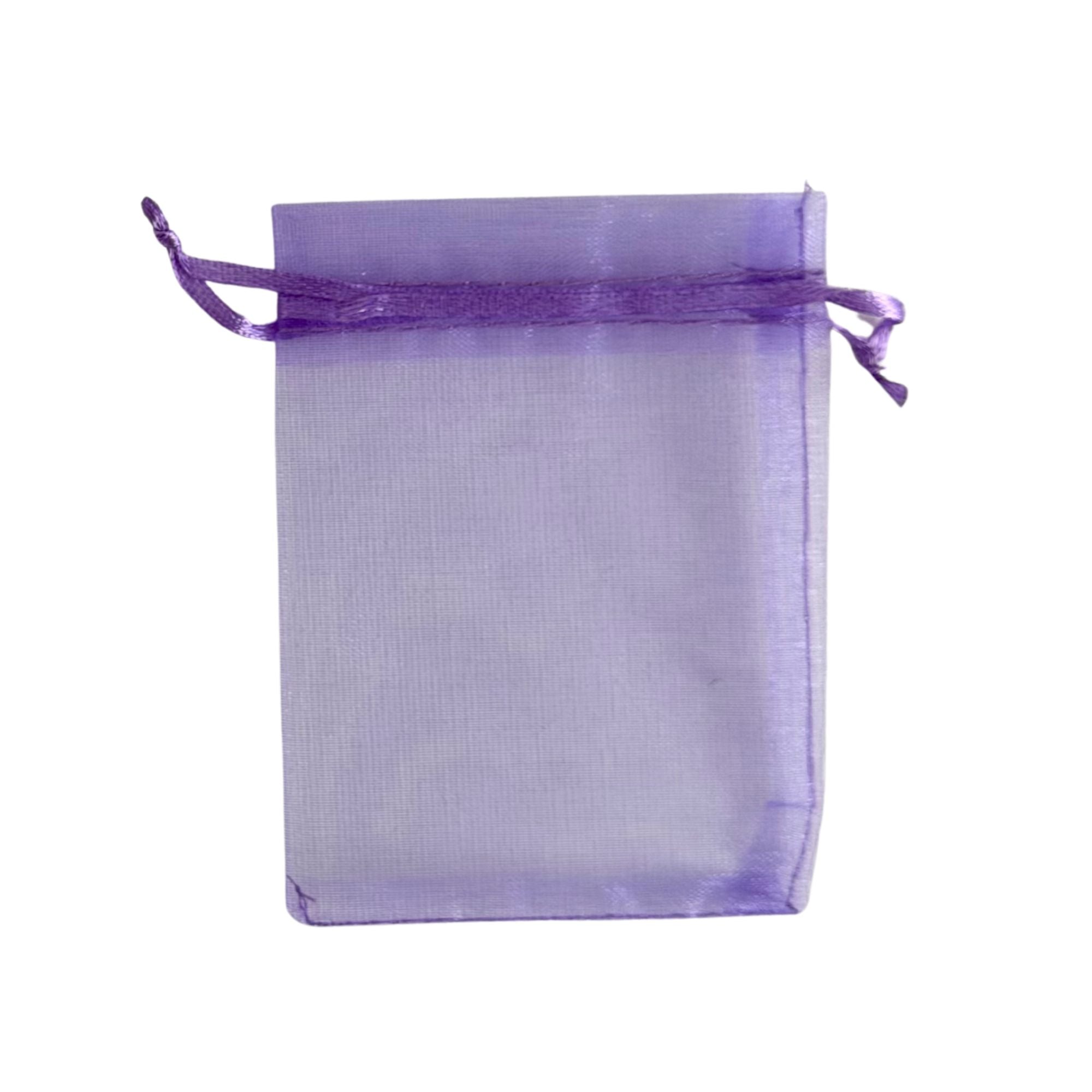 Organza Bags 7.6 x 10cm Pack Of 7 - Lavender