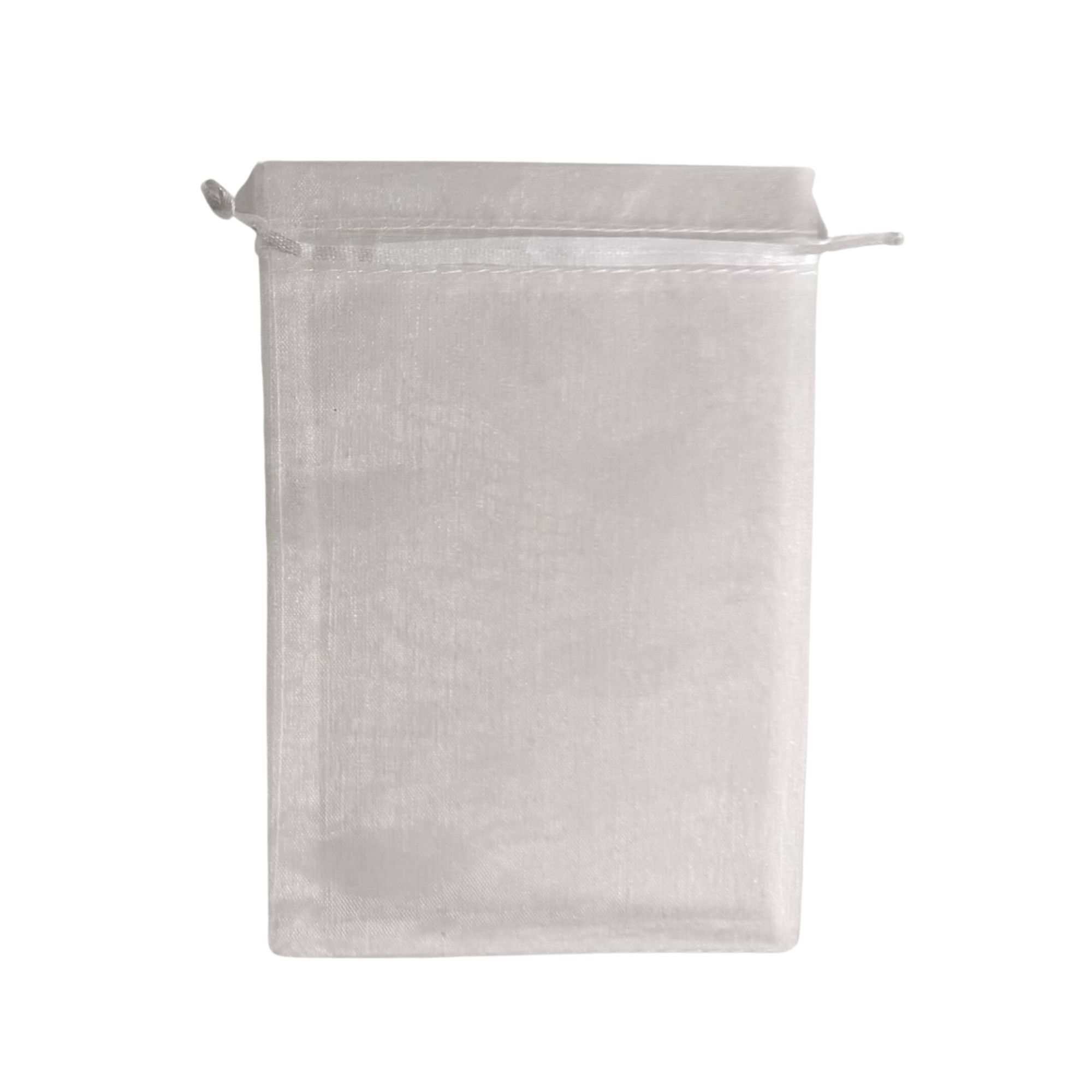 Organza Bags 12.5 x17cm Pack Of 5 - White