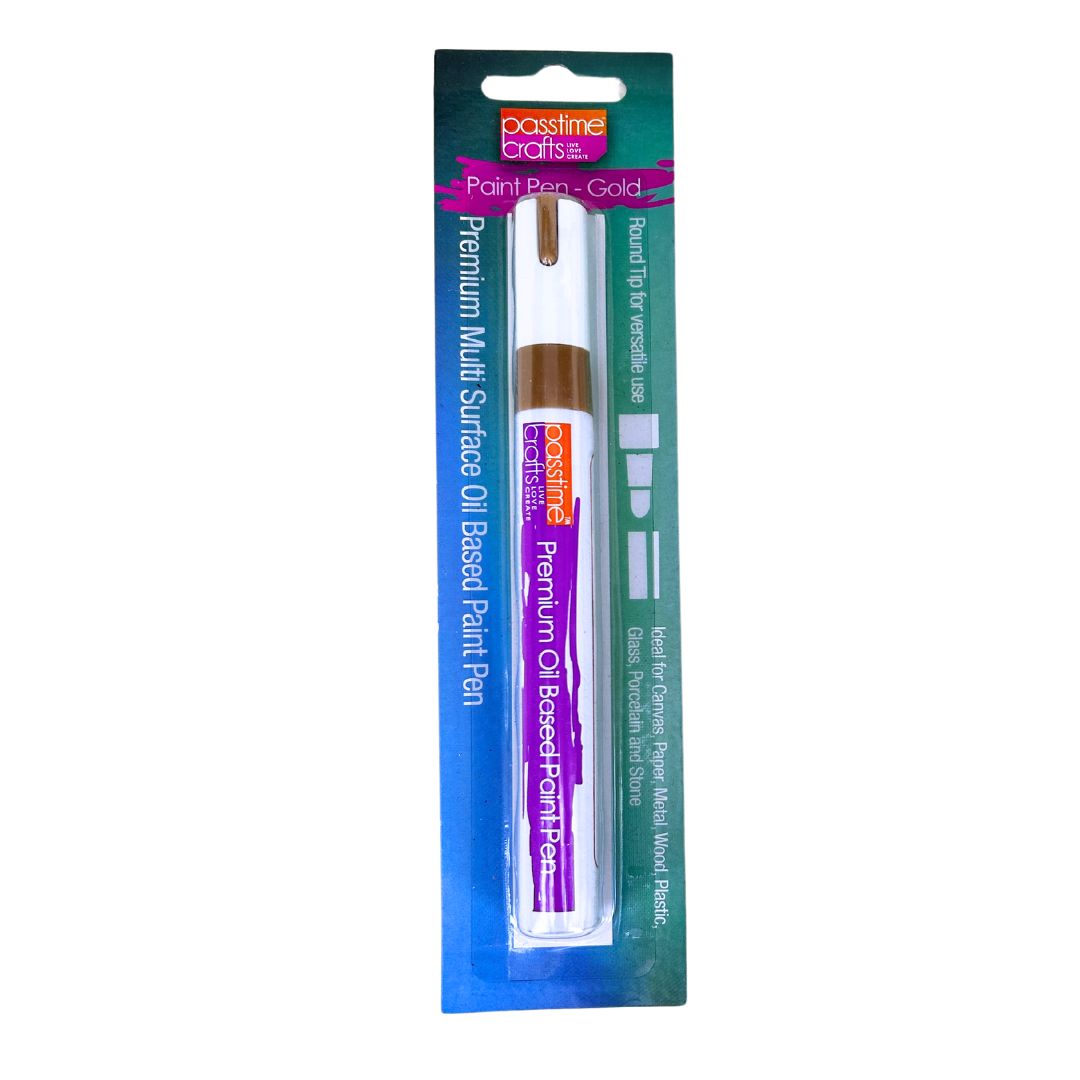 Paint Pen M/Surface Oil Base Gold-P