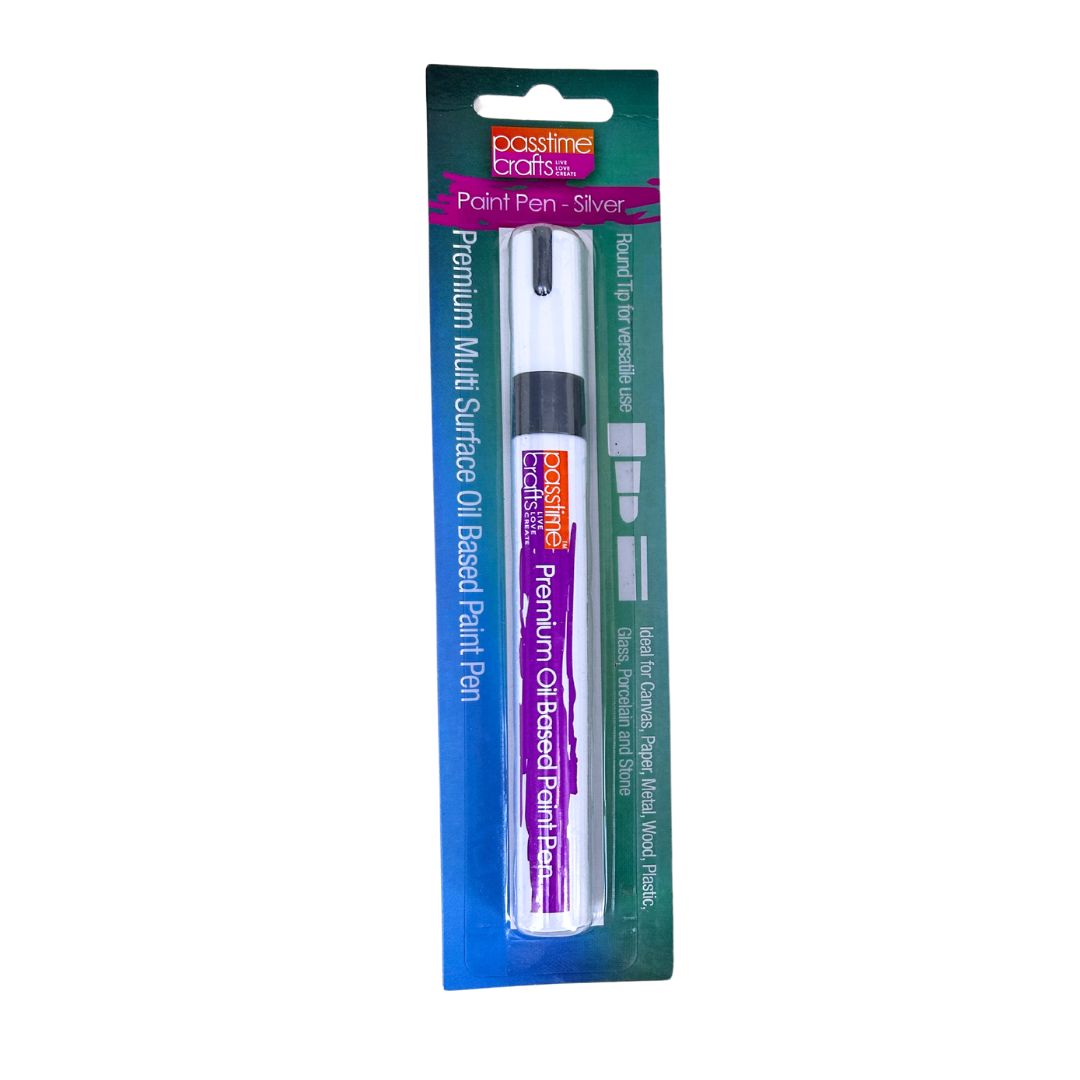 Paint Pen M/Surface Oil Base Silver-P